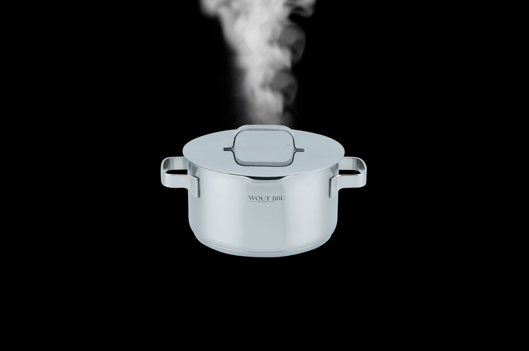 Stainless steel cooking pot 22 cm
