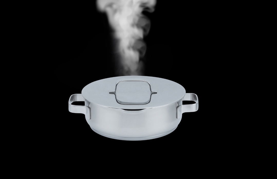 Stainless steel roasting bowl 24 cm